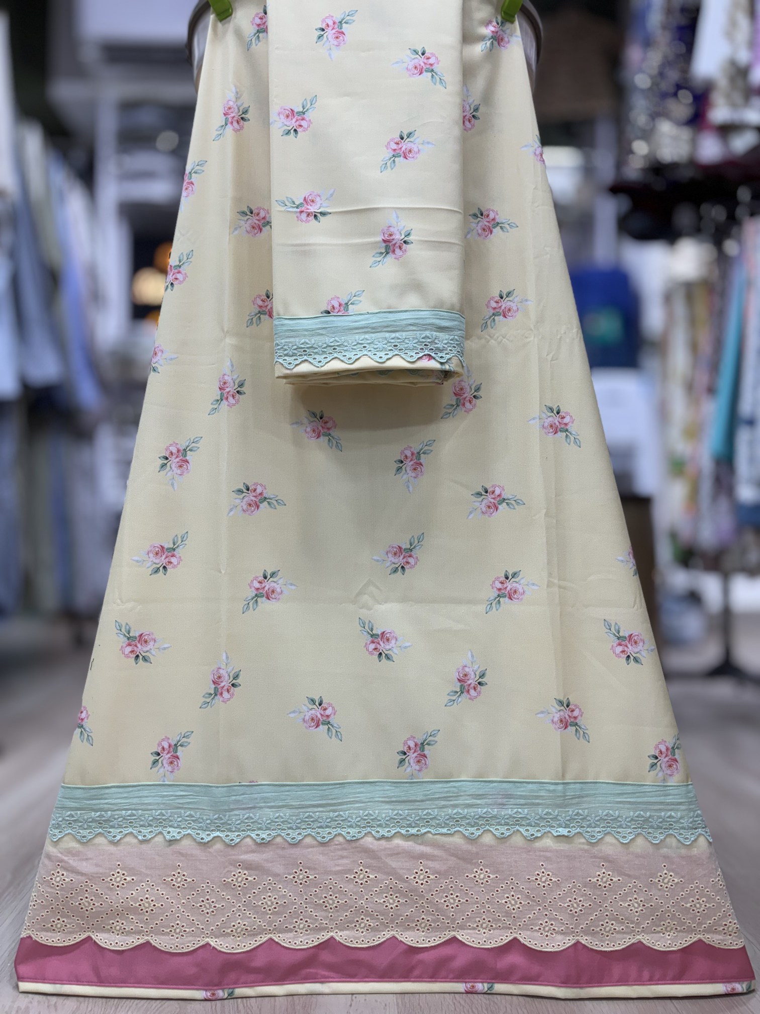 Yellow Printed Fabric Rida Yellow Printed Fabric Rida